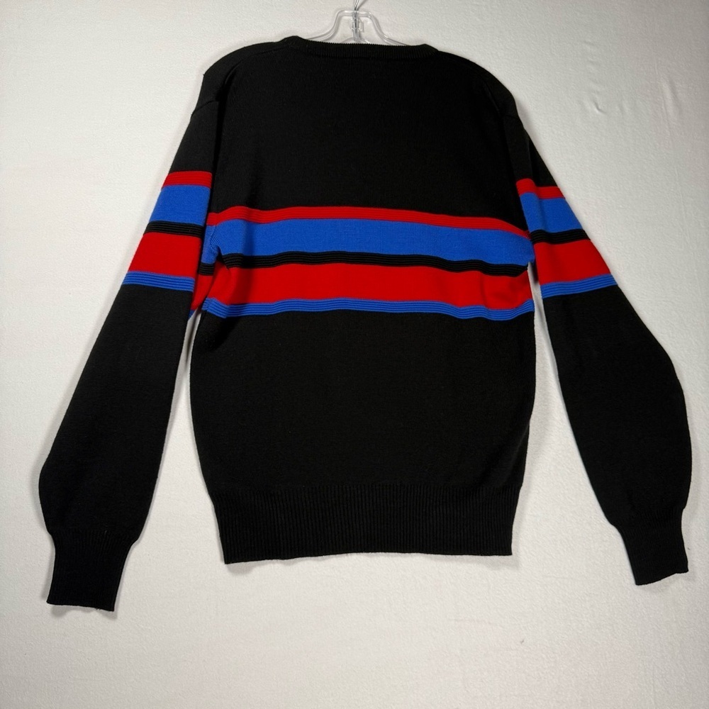 Vintage Meister Wool Ski Sweater Blue Red Black Size Men’s large - Picture 6 of 6